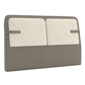 Cabeceira Casal 140 cm Malu Com Frame Boucle TCA 310 Corino TCS 726 PEER