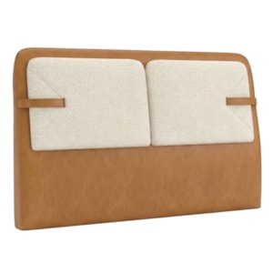 Cabeceira Casal 140 cm Malu Com Frame Boucle TCA 310 Corino TCS 727 PEER