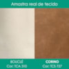 Cabeceira Casal 140 cm Malu Com Frame Boucle TCA 310 Corino TCS 727 PEER
