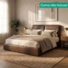 Cabeceira Casal 140 cm Malu Com Frame Corino TCS 721 PEER