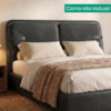 Cabeceira Casal 140 cm Malu Com Frame Corino TCS 724 PEER