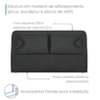 Cabeceira Casal 140 cm Malu Com Frame Corino TCS 724 PEER