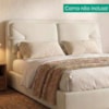 Cabeceira Casal 140 cm Malu Com Frame Corino TCS 725 PEER