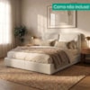 Cabeceira Casal 140 cm Malu Com Frame Corino TCS 725 PEER