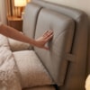 Cabeceira Casal 140 cm Malu Com Frame Corino TCS 726 PEER