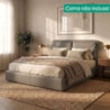 Cabeceira Casal 140 cm Malu Com Frame Corino TCS 726 PEER