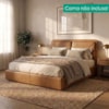 Cabeceira Casal 140 cm Malu Com Frame Corino TCS 727 PEER