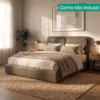 Cabeceira Casal 140 cm Malu Com Frame Corino TCS 729 PEER