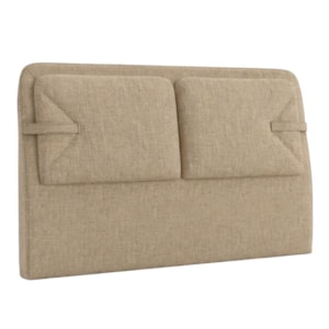 Cabeceira Casal 140 cm Malu Com Frame Linho SL 65 PEER