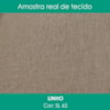 Cabeceira Casal 140 cm Malu Com Frame Linho SL 65 PEER