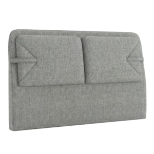 Cabeceira Casal 140 cm Malu Com Frame Linho SL 66 PEER