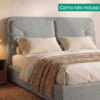 Cabeceira Casal 140 cm Malu Com Frame Linho SL 66 PEER