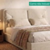 Cabeceira Casal 140 cm Malu Com Frame Linho SL 71 PEER