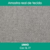 Cabeceira Casal 140 cm Malu Com Frame Linho SL 77 PEER