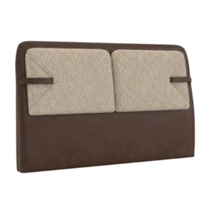 Cabeceira Casal 140 cm Malu Com Frame Linho TCA 202 Corino TCS 721 PEER