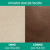 Cabeceira Casal 140 cm Malu Com Frame Linho TCA 210 Corino TCS 721 PEER