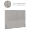 Cabeceira Casal 140 cm Priss Linho SL 76 Peer