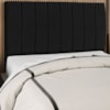 Cabeceira Casal 140cm Allia Suede Preto RM