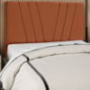 Cabeceira Casal 140cm Bell Suede Terracota RM