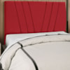 Cabeceira Casal 140cm Bell Suede Vermelho RM