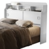 Cabeceira Casal 2 Portas 145 cm MDF Jessica Branco Decmade