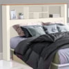 Cabeceira Casal Havana 156 cm Off White Nature Tebar