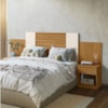 Cabeceira Extensivel Araguaia 255 cm Freijo Cinza Off White Flex Moval