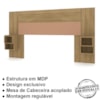 Cabeceira Extensivel Casal Solteiro Flex 50018 Nature Camarim Brisa VLR