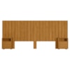 Cabeceira Extensivel Com 2 Mesas Laterais MDF Frida 315 cm Cinamomo Madetec
