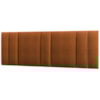 Cabeceira Modulada King 200 cm Com Led Boucle Cinza Milani Store