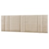 Cabeceira Modulada King 200 cm Com Led Linho Bege Milani Store