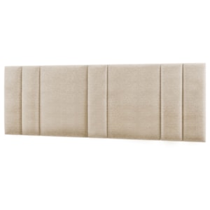 Cabeceira Modulada King 200 cm Com Led Linho Bege Milani Store