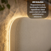 Cabeceira Modulada King 200 cm Organica Com LED Linho Bege VCONCEPT