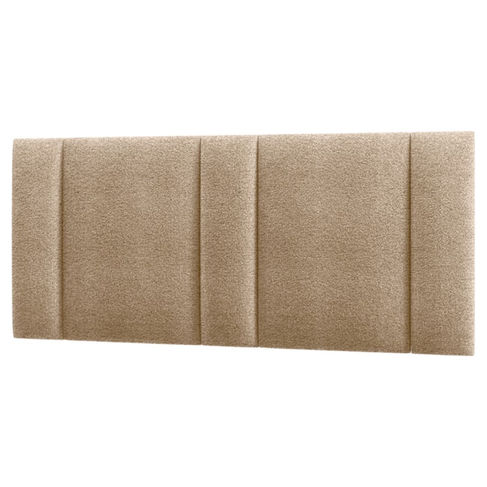 Cabeceira Modulada Queen 160 cm Com Led Boucle Bege Milani Store
