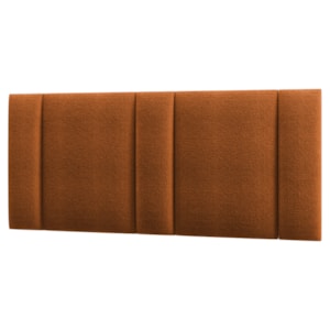 Cabeceira Modulada Queen 160 cm Com Led Boucle Terracota Milani Store