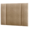 Cabeceira Modulada Solteiro 90 cm Com Led Boucle Bege Milani Store