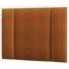 Cabeceira Modulada Solteiro 90 cm Com Led Boucle Terracota Milani Store