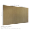 Cabeceira Painel Frisado King Florença Hannover DCASA