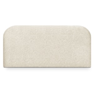 Cabeceira Painel Suspenso Casal 140 cm Alana Organica Boucle Bege Artte