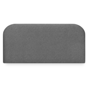 Cabeceira Painel Suspenso Casal 140 cm Alana Organica Boucle Cinza Artte