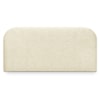 Cabeceira Painel Suspenso Casal 140 cm Alana Organica Boucle Creme Artte