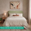 Cabeceira Painel Suspenso Casal 140 cm Alana Organica Boucle Oliva Artte