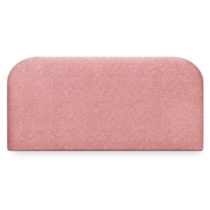 Cabeceira Painel Suspenso Casal 140 cm Alana Organica Boucle Rosa Artte