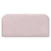 Cabeceira Painel Suspenso Casal 140 cm Alana Organica Boucle Rose Artte