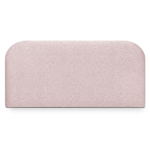 Cabeceira Painel Suspenso Casal 140 cm Alana Organica Boucle Rose Artte