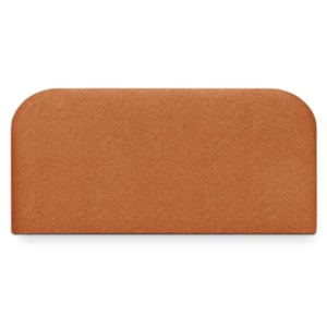 Cabeceira Painel Suspenso Casal 140 cm Alana Organica Boucle Terracota Artte