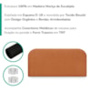 Cabeceira Painel Suspenso Casal 140 cm Alana Organica Boucle Terracota Artte