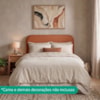 Cabeceira Painel Suspenso Casal 140 cm Alana Organica Boucle Terracota Artte