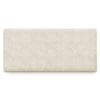 Cabeceira Painel Suspenso Casal 140 cm Luna Retangular Boucle Bege Artte