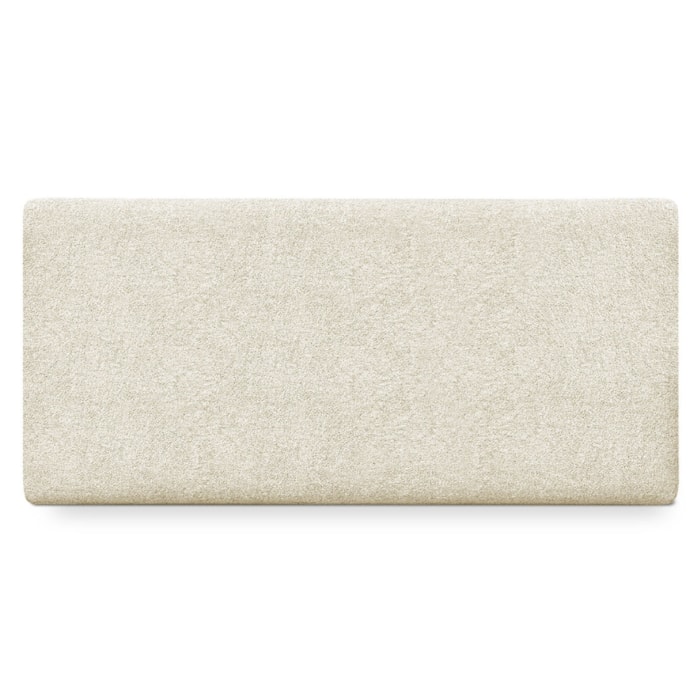 Cabeceira Painel Suspenso Casal 140 cm Luna Retangular Boucle Bege Artte